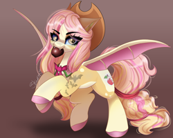 Size: 2500x2000 | Tagged: safe, artist:skyboundsiren, imported from derpibooru, oc, oc:butterscotch, bat pony, commission, female, mare