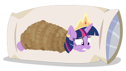 Size: 8000x4500 | Tagged: safe, artist:gypsykumquat, imported from derpibooru, twilight sparkle, alicorn, stranger than fan fiction, .svg available, bdsm, body pillow, bondage, crown, inkscape, jewelry, pillow, regalia, rope, rope bondage, show accurate, simple background, svg, transparent background, twilight sparkle (alicorn), vector