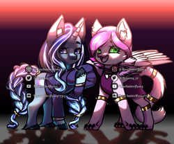 Size: 1200x1000 | Tagged: safe, artist:rose014_yt, artist:rosebutterfly014, artist:rosebutterfly014_yt, imported from derpibooru, oc, oc:angela, hybrid, pegasus, pony, unicorn, clothes, dark background, hat, shiny mane, tuxedo