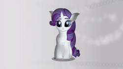 Size: 800x450 | Tagged: safe, artist:sp3ctrum-ii, imported from derpibooru, rarity, pony, unicorn, 360, animated, g4, gif