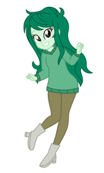 Size: 1321x2201 | Tagged: safe, artist:robertsonskywa1, imported from derpibooru, wallflower blush, equestria girls, clothes, cosplay, costume, crossover, female, libby stein-torres, photo, solo, solo female, sweater, the ghost and molly mcgee