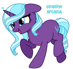 Size: 1050x997 | Tagged: safe, artist:hate-love12, imported from derpibooru, opaline arcana, pony, unicorn, floppy ears, g5, race swap, simple background, solo, transparent background