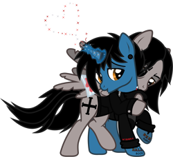 Size: 1694x1547 | Tagged: safe, artist:lightningbolt, derpibooru exclusive, imported from derpibooru, pegasus, pony, undead, unicorn, vampire, vampony, .svg available, bandage, biting, blood, broken wing, clothes, drinking blood, duo, duo male, ear piercing, fangs, fireworks, frank iero, gauges, gerard way, glowing, glowing horn, grabbing, hair over one eye, hooves, horn, horn piercing, jacket, lidded eyes, lip piercing, long sleeves, looking back, magic, male, my chemical romance, neck biting, open mouth, partially open wings, piercing, ponified, raised hoof, raised leg, scarf, show accurate, simple background, stallion, standing, striped scarf, svg, tattered, tattered wings, tattoo, transparent background, vector, wings