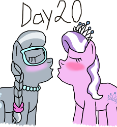 Size: 3000x3257 | Tagged: safe, artist:bigpurplemuppet99, imported from derpibooru, diamond tiara, silver spoon, blushing, female, lesbian, shipping, silvertiara, simple background, transparent background