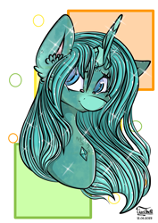 Size: 2480x3496 | Tagged: safe, artist:clarsithell, imported from derpibooru, oc, oc only, oc:allira, crystal pony, unicorn, clothes, female, mare, see-through, solo