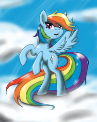 Size: 1280x1600 | Tagged: safe, artist:karanakia, imported from derpibooru, rainbow dash, pegasus, pony, female, mare, solo, spread wings, wings