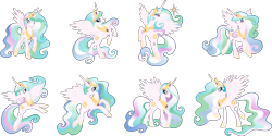 Size: 11931x5944 | Tagged: safe, imported from derpibooru, princess celestia, alicorn, pony, .svg available, female, g4, jewelry, mare, multeity, official, regalia, simple background, solo, stock vector, svg, transparent background, vector