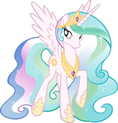 Size: 2187x2264 | Tagged: safe, imported from derpibooru, part of a set, princess celestia, alicorn, pony, .svg available, female, g4, mare, official, simple background, solo, stock vector, svg, transparent background, vector