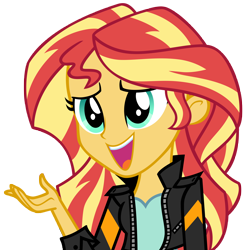 Size: 6814x6814 | Tagged: safe, artist:andoanimalia, imported from derpibooru, sunset shimmer, equestria girls, friendship games, female, open mouth, simple background, solo, transparent background, vector