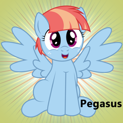 Size: 4000x4000 | Tagged: safe, imported from derpibooru, windy whistles, pegasus, pony, derpibooru, cute, female, mare, meta, open mouth, open smile, sitting, smiling, solo, spoilered image joke, windybetes