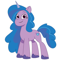 Size: 1200x1200 | Tagged: safe, artist:prixy05, imported from derpibooru, izzy moonbow, pony, unicorn, female, g5, looking at you, mare, my little pony: tell your tale, simple background, smiling, smiling at you, solo, transparent background, unshorn fetlocks, vector