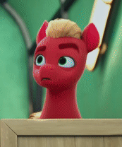 Size: 173x208 | Tagged: safe, imported from derpibooru, screencap, sprout cloverleaf, earth pony, pony, spoiler:g5, spoiler:my little pony: make your mark chapter 4, animated, g5, male, my little pony: make your mark, my little pony: make your mark chapter 4, stallion, top remodel