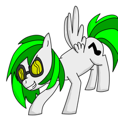 Size: 1024x1076 | Tagged: safe, artist:tigerpegasus, imported from derpibooru, oc, oc:hyper drive, pegasus, pony, female, goggles, mare, simple background, solo, transparent background