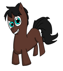 Size: 1024x1153 | Tagged: safe, artist:tigerpegasus, imported from derpibooru, oc, oc only, oc:kid, earth pony, pony, simple background, solo, transparent background