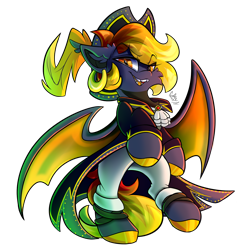 Size: 1500x1500 | Tagged: safe, artist:starcasteclipse, imported from derpibooru, oc, oc only, oc:sunrook, bat pony, pony, simple background, solo, transparent background