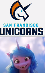 Size: 592x945 | Tagged: safe, anonymous artist, imported from derpibooru, screencap, izzy moonbow, pony, unicorn, cricket (ball game), cute, g5, hi new friend, izzybetes, major league cricket, my little pony: a new generation, san francisco unicorns