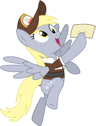 Size: 3451x4509 | Tagged: safe, artist:tmntmlp4ever2000, imported from derpibooru, derpy hooves, pony, simple background, solo, transparent background