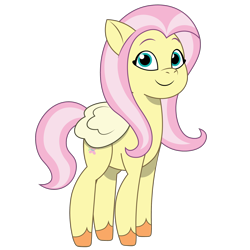 Size: 1800x1800 | Tagged: safe, artist:prixy05, imported from derpibooru, fluttershy, pegasus, pony, g4, g4 to g5, g5, generation leap, my little pony: tell your tale, simple background, solo, transparent background, vector