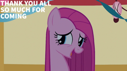 Size: 2000x1125 | Tagged: safe, edit, edited screencap, editor:quoterific, imported from derpibooru, screencap, pinkie pie, party of one, pinkamena diane pie, solo