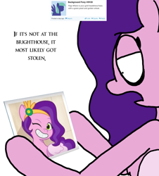 Size: 3023x3351 | Tagged: safe, artist:professorventurer, edit, edited screencap, imported from derpibooru, screencap, pipp petals, pegasus, pony, series:ask pippamena, g5, my little pony: tell your tale, picture, pippamena, primrose petals, sisters take flight, solo