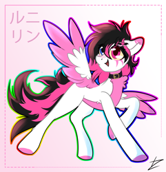 Size: 1974x2048 | Tagged: safe, artist:tz055, imported from derpibooru, oc, oc:lunylin, pegasus, pony, solo