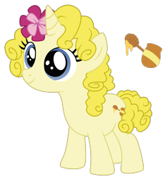 Size: 2812x3000 | Tagged: safe, artist:dragonchaser123, imported from derpibooru, honey sweet, pony, unicorn, cutie mark, female, filly, foal, simple background, transparent background