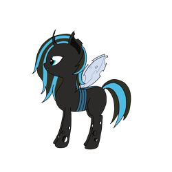 Size: 4000x4000 | Tagged: safe, artist:midnightbloom, imported from derpibooru, oc, oc only, changeling, changeling oc, female, simple background, solo, transparent background