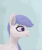 Size: 1162x1374 | Tagged: safe, artist:pinkchalk, pony, featured image, female, mare, painting, profile, side view, smiling, solo