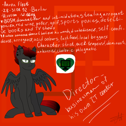Size: 5000x5000 | Tagged: safe, artist:deadsmoke, imported from derpibooru, oc, oc:aaron fleck, pegasus, ear piercing, glasses, gradient mane, gray eyes, irritated, piercing, reference sheet, serious, serious face, sitting, unhappy