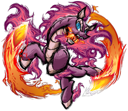 Size: 3093x2682 | Tagged: safe, artist:redahfuhrerking, imported from derpibooru, oc, oc:changzheng, dragon, hybrid, longma, fiery wings, male, mane of fire, simple background, tail, tail of fire, tfh oc, transparent background, wings