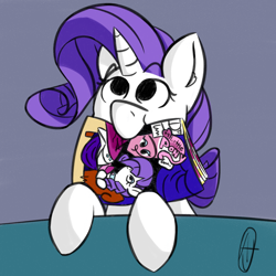 Size: 3000x3000 | Tagged: safe, idw, imported from derpibooru, rarity, pony, comic, cute, simple background
