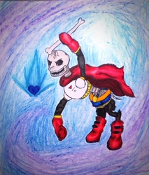 Size: 2672x3139 | Tagged: safe, artist:mettaton neo, imported from derpibooru, earth pony, pony, skeleton pony, bone, papyrus (undertale), ponified, skeleton, undertale