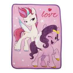 Size: 2000x2000 | Tagged: safe, imported from derpibooru, pipp petals, zipp storm, pegasus, pony, blanket, colored hooves, diadem, duo, duo female, feathered fetlocks, female, g5, gold hooves, headband, heart, hooves, jewelry, looking at you, love, mare, merchandise, one eye closed, open mouth, open smile, red eyes, red-eyed pipp, regalia, royal sisters (g5), siblings, silver hooves, simple background, sisters, smiling, spread wings, stars, unshorn fetlocks, white background, wings, wink, winking at you