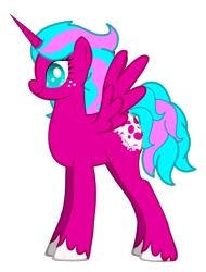 Size: 1218x1599 | Tagged: safe, artist:darkaudi1728, imported from derpibooru, oc, oc only, alicorn, pony, alicorn oc, eyelashes, female, freckles, horn, mare, simple background, smiling, solo, transparent background, wings