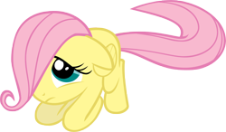 Size: 5148x3000 | Tagged: safe, artist:isaacmorris, imported from derpibooru, fluttershy, pegasus, female, filly, filly fluttershy, simple background, transparent background, younger