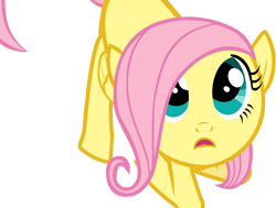 Size: 3971x3000 | Tagged: safe, artist:isaacmorris, imported from derpibooru, fluttershy, pegasus, female, filly, filly fluttershy, simple background, transparent background, younger