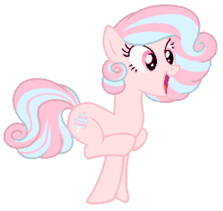 Size: 916x866 | Tagged: safe, artist:pgthehomicidalmaniac, imported from derpibooru, oc, oc only, earth pony, pony, animated, base used, earth pony oc, eyelashes, female, gif, mare, non-animated gif, open mouth, simple background, smiling, solo, transparent background