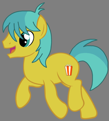 Size: 1168x1300 | Tagged: safe, artist:star polaris and friends, derpibooru exclusive, imported from derpibooru, corn pops, earth pony, pony, base used, gray background, headcanon, male, older, simple background, solo, stallion