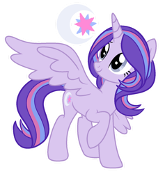 Size: 870x918 | Tagged: safe, artist:s0ftserve, imported from twibooru, oc, oc only, alicorn, pony, adoptable, base used, cutie mark, female, image, magical lesbian spawn, mare, next generation, offspring, parent:starlight glimmer, parent:twilight sparkle, parents:twistarlight, png, simple background, transparent background