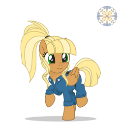 Size: 2000x2000 | Tagged: safe, artist:r4hucksake, imported from derpibooru, oc, oc only, oc:center punch, pegasus, pony, clothes, female, high res, mare, simple background, solo, transparent background