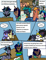 Size: 1236x1604 | Tagged: safe, artist:ask-luciavampire, imported from derpibooru, oc, alicorn, bat pony, changeling, earth pony, pegasus, pony, undead, unicorn, vampire, werewolf, tumblr