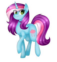 Size: 812x887 | Tagged: safe, artist:oniiponii, imported from derpibooru, oc, oc only, pony, unicorn, eyelashes, female, heart, heart eyes, horn, mare, raised hoof, simple background, solo, transparent background, unicorn oc, wingding eyes