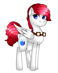 Size: 701x885 | Tagged: safe, artist:oniiponii, imported from derpibooru, oc, oc only, pegasus, pony, female, goggles, mare, pegasus oc, simple background, smiling, solo, transparent background, wings