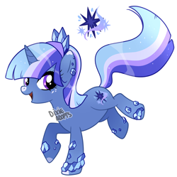 Size: 2000x1991 | Tagged: safe, artist:dixieadopts, imported from derpibooru, oc, oc:frozen dream, pony, unicorn, female, mare, offspring, parent:oc, parent:twilight sparkle, simple background, solo, transparent background