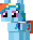 Size: 31x37 | Tagged: safe, artist:langtanium, imported from derpibooru, rainbow dash, pegasus, pony, pixel art, simple background, solo, transparent background