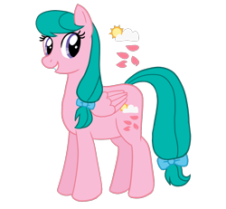 Size: 1300x1200 | Tagged: safe, artist:labyrinthine, imported from derpibooru, oc, oc only, oc:may, pegasus, month ponies, purple eyes, solo, turquoise mane