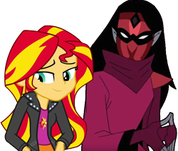 Size: 1230x1046 | Tagged: safe, artist:evilasio, imported from derpibooru, screencap, sunset shimmer, equestria girls, equestria girls (movie), advice, antagonist, crossover, dark path, evil sunset shimmer, face heel turn, face-heel turn, healthy relationship, mentor, revenge, shadow weaver, she-ra and the princesses of power, toxic relationship, vengeance, villainess, villainous team up