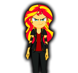 Size: 1025x966 | Tagged: safe, imported from derpibooru, sunset shimmer, equestria girls, cute, evil, female, hypnosis, looking at you, solo, solo female, sunset