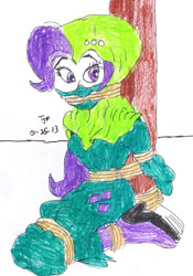 Size: 1024x1462 | Tagged: safe, artist:godzilla713, imported from derpibooru, rarity, equestria girls, burqa, female, gag, solo