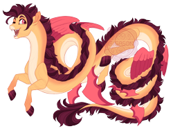 Size: 3700x2800 | Tagged: safe, artist:gigason, imported from derpibooru, oc, oc:noodle, draconequus, hybrid, absurd resolution, interspecies offspring, magical gay spawn, male, offspring, parent:cheese sandwich, parent:discord, simple background, solo, transparent background